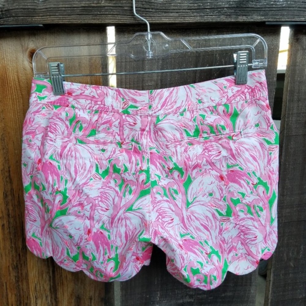 Lilly Pulitzer 5" Buttercup Scallop Shorts - Picture 5 of 5